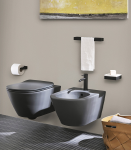 wc e bidet sospeso Mare Ceramica Cielo sanitario sospeso design Ceramica Cielo wc sospeso senza brida Mare bidet sospeso monoforo Mare sanitari bagno design italiano