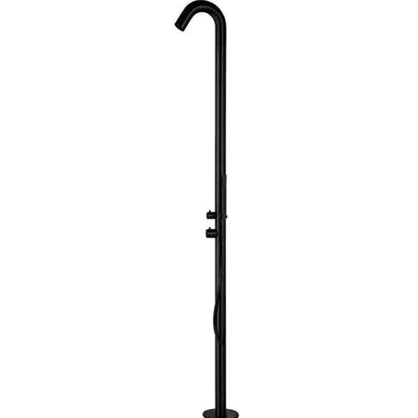 Doccia da giardino inox nera
