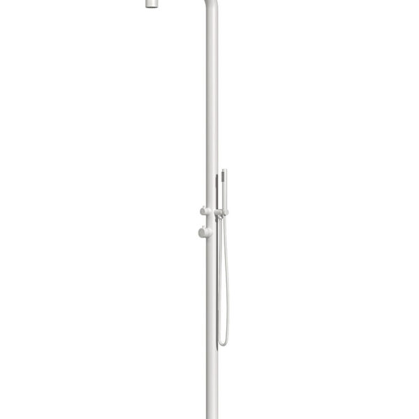 doccia esterna bianca inox 316L SINED Chia