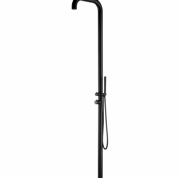doccia esterna inox nera SINED