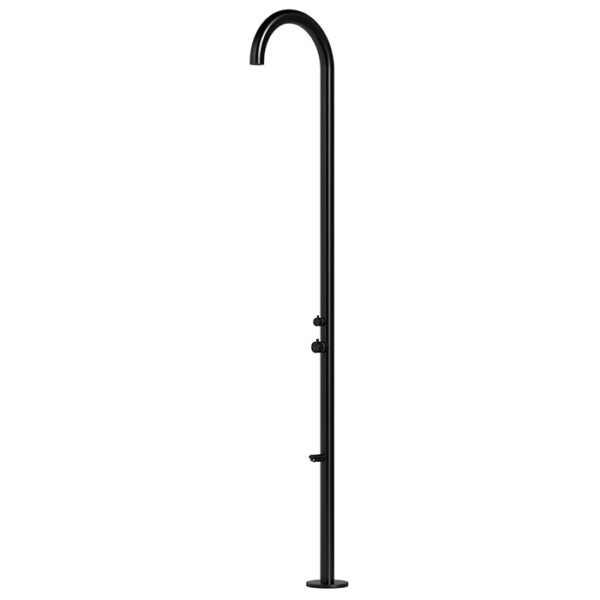 doccia esterna inox 316L SINED Olbia nera