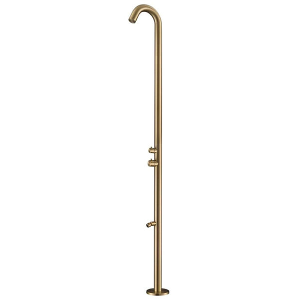 Doccia esterna inox 316L oro spazzolato SINED Quartu