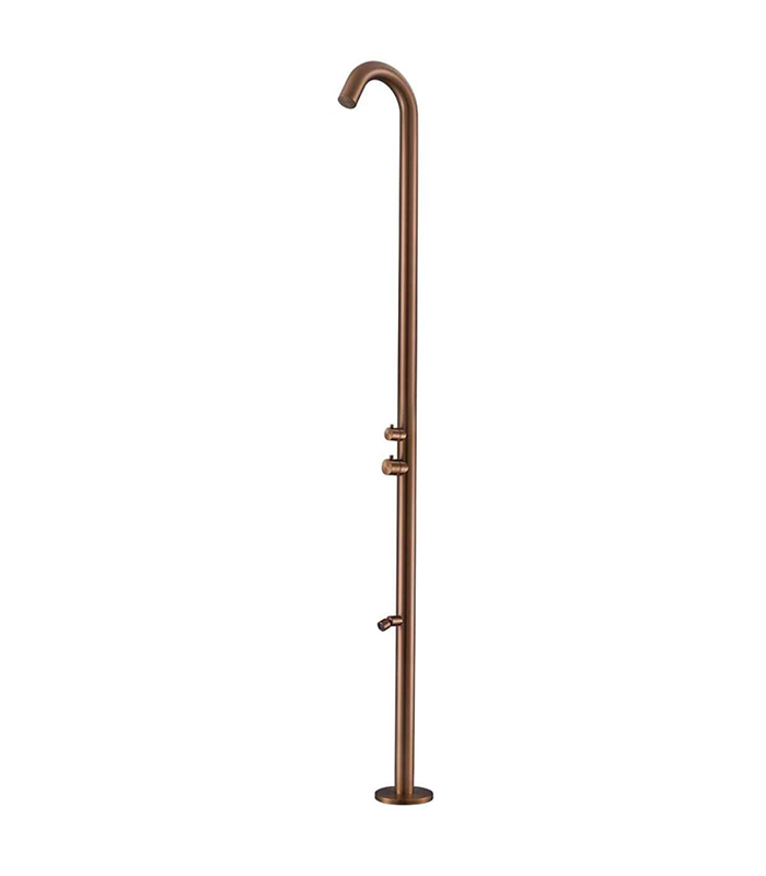 Doccia esterna inox 316L oro rosa SINED Quartu