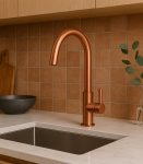 Rubinetto Cucina Sined Levante Oro Rosa