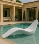 chaise lounge venere bianca